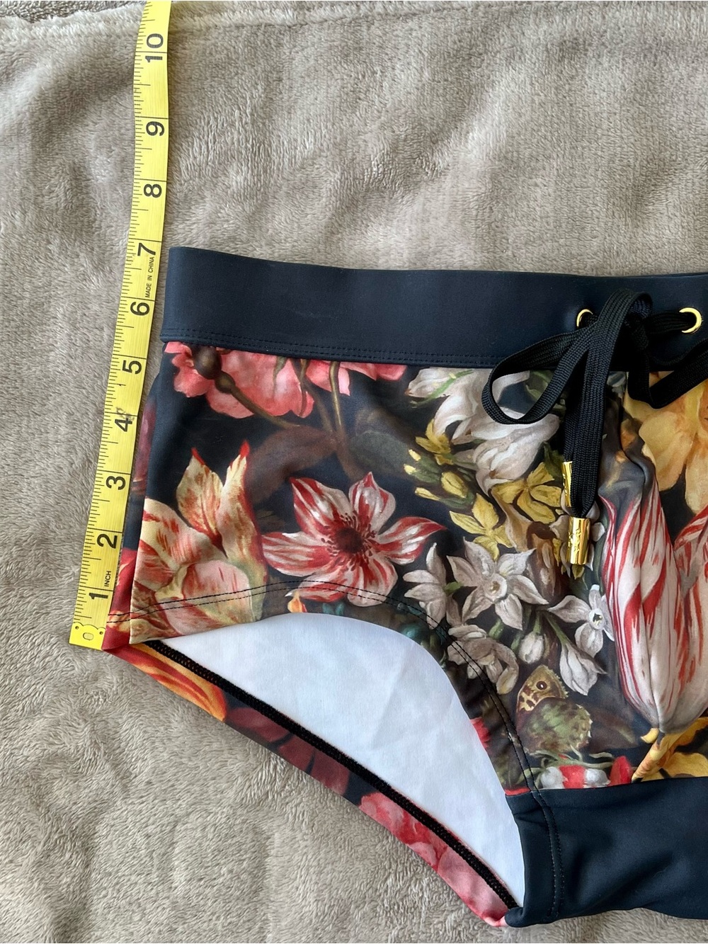 Men's Floral Swim Trunks from Skull & Bones, medium, NWOT - Picture 5 of 5